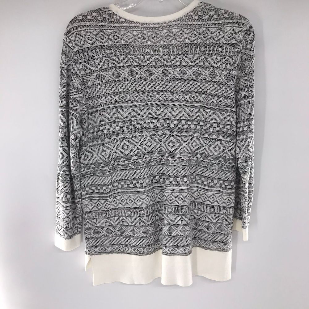 SOLD!! Lou & Grey Linen Cotton Blend Sweater - Picture 3 of 5